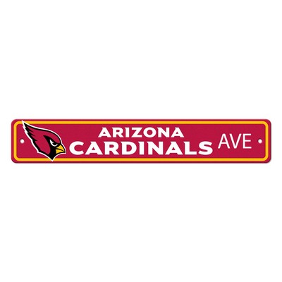 Fan Mats  LLC Arizona Cardinals Street Sign Red