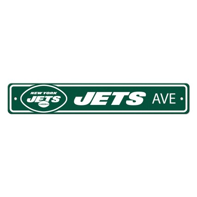 Fan Mats  LLC New York Jets Street Sign Green
