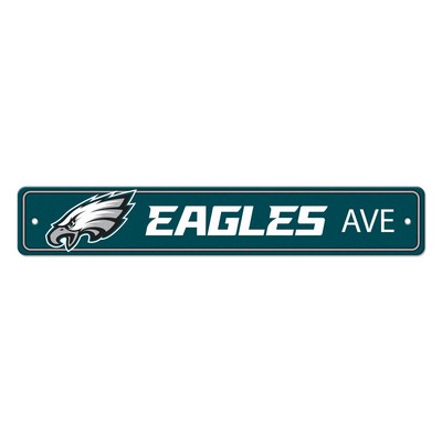 Fan Mats  LLC Philadelphia Eagles Street Sign Green