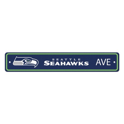 Fan Mats  LLC Seattle Seahawks Street Sign Navy