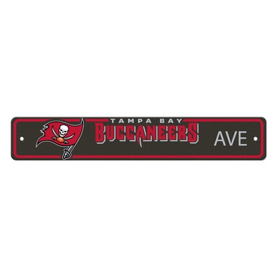 Fan Mats  LLC Tampa Bay Buccaneers Street Sign Pewter