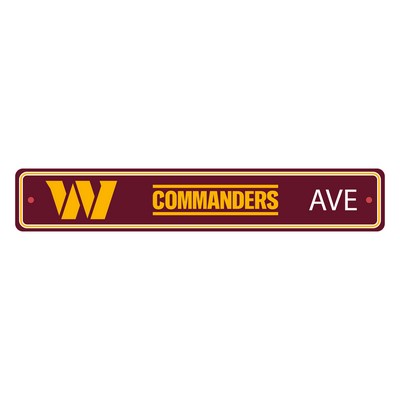 Fan Mats  LLC Washington Commanders Street Sign Maroon