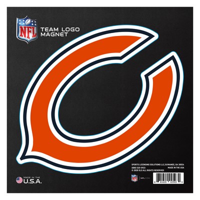 Fan Mats  LLC Chicago Bears Large Team Logo Magnet 10