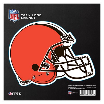 Fan Mats  LLC Cleveland Browns Large Team Logo Magnet 10