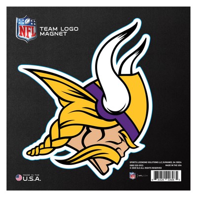 Fan Mats  LLC Minnesota Vikings Large Team Logo Magnet 10
