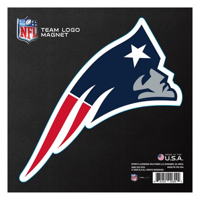 Fan Mats  LLC New England Patriots Large Team Logo Magnet 10