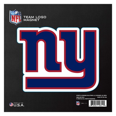 Fan Mats  LLC New York Giants Large Team Logo Magnet Dark Blue