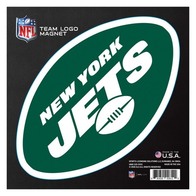 Fan Mats  LLC New York Jets Large Team Logo Magnet Green