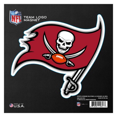 Fan Mats  LLC Tampa Bay Buccaneers Large Team Logo Magnet 10