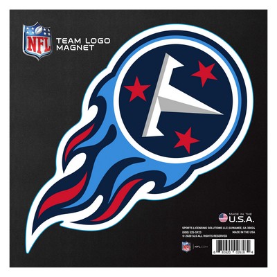 Fan Mats  LLC Tennessee Titans Large Team Logo Magnet Navy