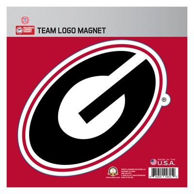 Fan Mats  LLC Georgia Bulldogs Large Team Logo Magnet Black