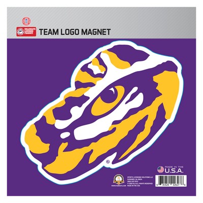 Fan Mats  LLC LSU Tigers Large Team Logo Magnet Purple