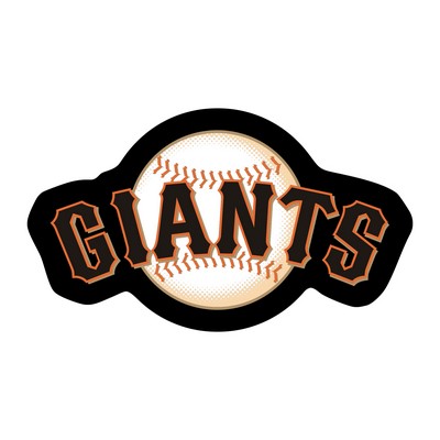Fan Mats  LLC San Francisco Giants Mascot Rug Black