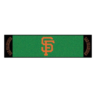 Fan Mats  LLC San Francisco Giants Putting Green Mat - 1.5ft. x 6ft. Green