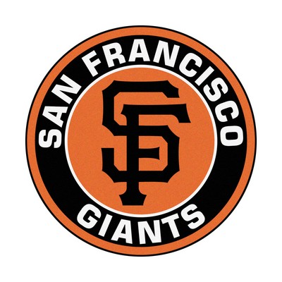 Fan Mats  LLC San Francisco Giants Roundel Rug - 27in. Diameter Orange