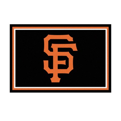 Fan Mats  LLC San Francisco Giants 5x8 Rug Black
