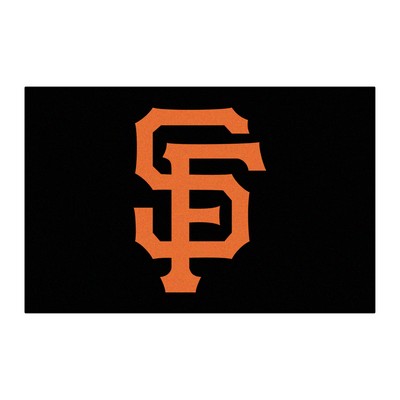 Fan Mats  LLC San Francisco Giants Starter Mat Accent Rug - 19in. x 30in. Black