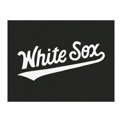 Fan Mats  LLC Chicago White Sox All-Star Rug - 34 in. x 42.5 in. Black