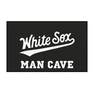 Fan Mats  LLC Chicago White Sox Ulti-Mat Man Cave Black