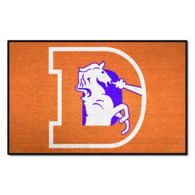 Fan Mats  LLC Denver Broncos Starter Mat Retro Orange