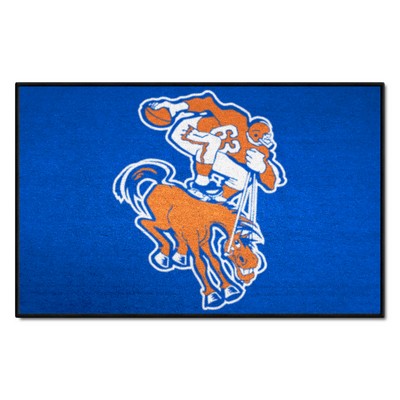 Fan Mats  LLC Denver Broncos Starter Mat Accent Rug - 19in. x 30in., NFL Vintage Blue