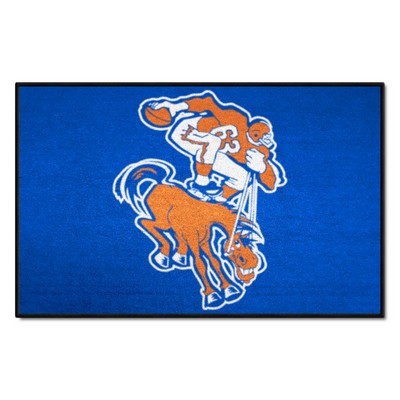 Fan Mats  LLC Denver Broncos Starter Mat Retro Blue