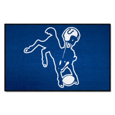Fan Mats  LLC Indianapolis Colts Starter Mat Accent Rug - 19in. x 30in., NFL Vintage Blue