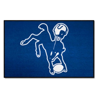 Fan Mats  LLC Indianapolis Colts Starter Mat Retro Blue