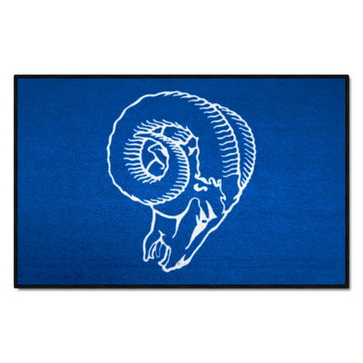 Fan Mats  LLC Los Angeles Rams Starter Mat Retro Blue
