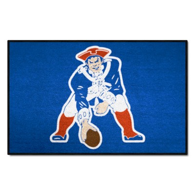 Fan Mats  LLC New England Patriots Starter Mat Accent Rug - 19in. x 30in., NFL Vintage Blue