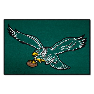 Fan Mats  LLC Philadelphia Eagles Starter Mat Accent Rug - 19in. x 30in., NFL Vintage Green