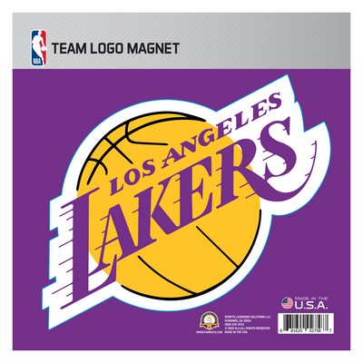 Fan Mats  LLC Los Angeles Lakers Large Team Logo Magnet Purple