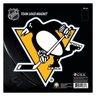 Fan Mats  LLC Pittsburgh Penguins Large Team Logo Magnet 10