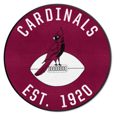 Fan Mats  LLC Arizona Cardinals Roundel Mat Retro Maroon