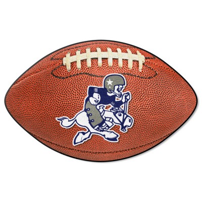 Fan Mats  LLC Dallas Cowboys  Football Rug - 20.5in. x 32.5in., NFL Vintage Brown