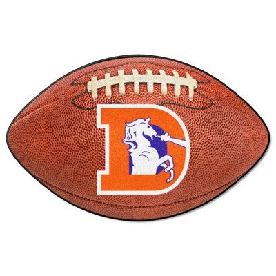 Fan Mats  LLC Denver Broncos Football Mat Retro Brown