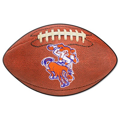 Fan Mats  LLC Denver Broncos Football Mat Retro Brown