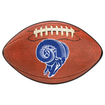 Fan Mats  LLC Los Angeles Rams  Football Rug - 20.5in. x 32.5in., NFL Vintage Brown