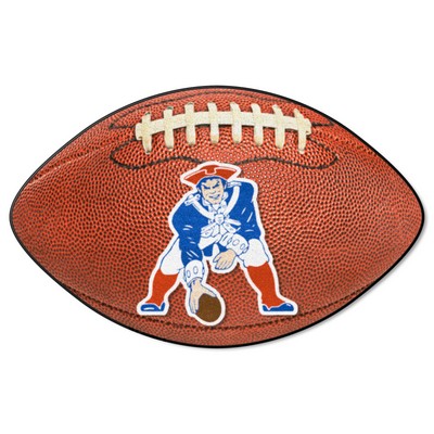 Fan Mats  LLC New England Patriots  Football Rug - 20.5in. x 32.5in., NFL Vintage Brown