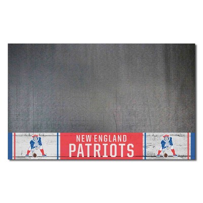 Fan Mats  LLC New England Patriots Grill Mat Retro Black