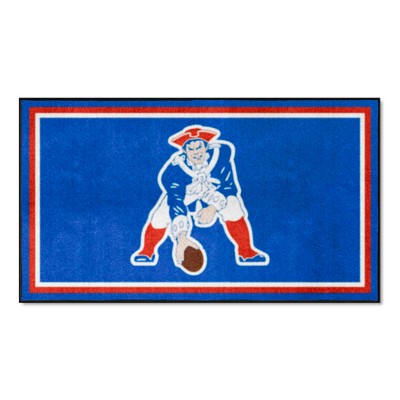 Fan Mats  LLC New England Patriots 3x5 Rug Retro Blue
