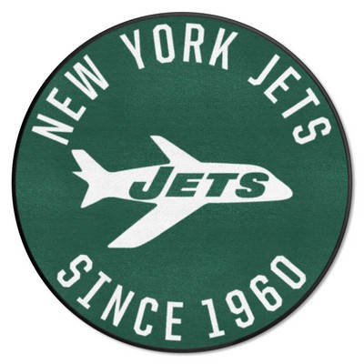 Fan Mats  LLC New York Jets Roundel Mat Retro Green