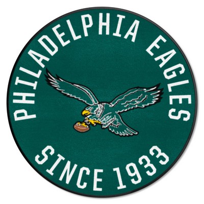Fan Mats  LLC Philadelphia Eagles Roundel Mat Retro Green