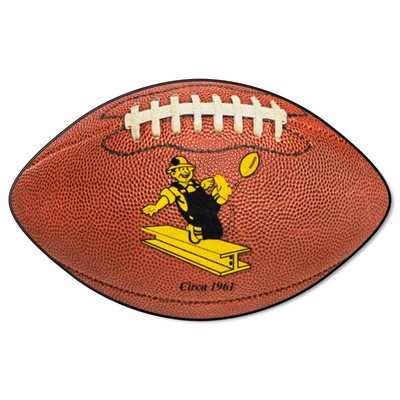 Fan Mats  LLC Pittsburgh Steelers  Football Rug - 20.5in. x 32.5in., NFL Vintage Brown