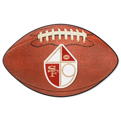 Fan Mats  LLC San Francisco 49ers  Football Rug - 20.5in. x 32.5in., NFL Vintage Brown