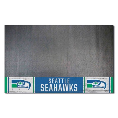 Fan Mats  LLC Seattle Seahawks Grill Mat Retro Black