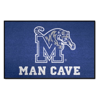 Fan Mats  LLC Memphis Tigers Man Cave Ulti-Mat Rug - 5ft. x 8ft. Blue