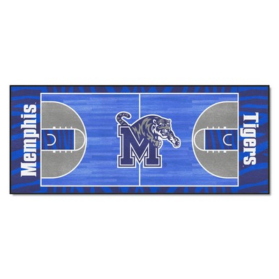 Fan Mats  LLC Memphis Tigers Court Runner Rug - 30in. x 72in. Blue