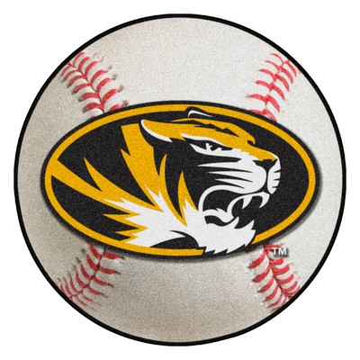 Fan Mats  LLC Missouri Tigers Baseball Rug 