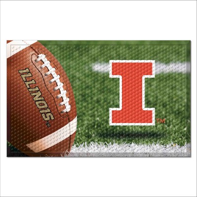 Fan Mats  LLC Illinois Illini Scraper Mat Photo